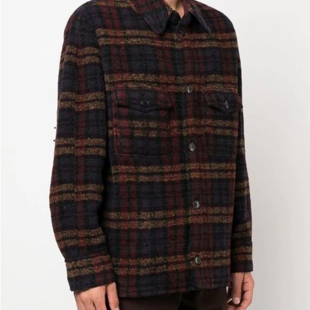 ISABEL MARANT Plaid Flannel Overcoat. Sold Out Online. Unisex.